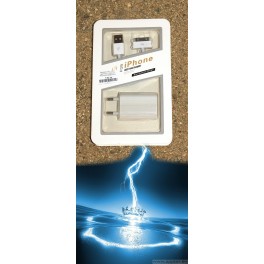 Зарядно 220V (адаптор + USB) 