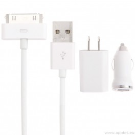 Зарядно 220V (адаптор 220 + адаптер 12-24V + USB) 