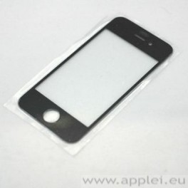 Apple iPhone 4 Display Glass - външно стъкло за iPhone 4/4S (черен)