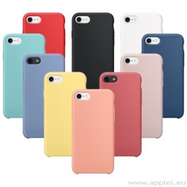 Защитен калъф за iPhone 7-  Liquid Silicone + PC 