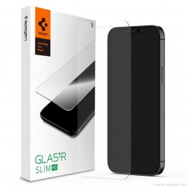 Spigen Glass Slim  Tempered Glass- - стъклено защитно покритие за дисплея на iPhone 12/12 Pro