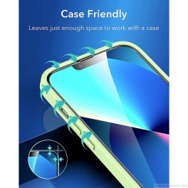 ESR Screen Shield Serie 9H- стъклено защитно покритие за дисплея на iPhone 13/13Pro