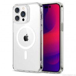 ESR Classic HaloLock MagSafe Case - хибриден кейс с висока степен на защита с MagSafe за iPhone 14 Pro (прозрачен)