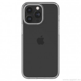 Spigen Liquid Crystal Case - тънък силиконов (TPU) калъф за iPhone 15 Pro (прозрачен)